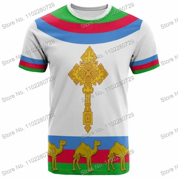 ናይ ኤርትራ ባንዴራ ዘለዎ ማልያ